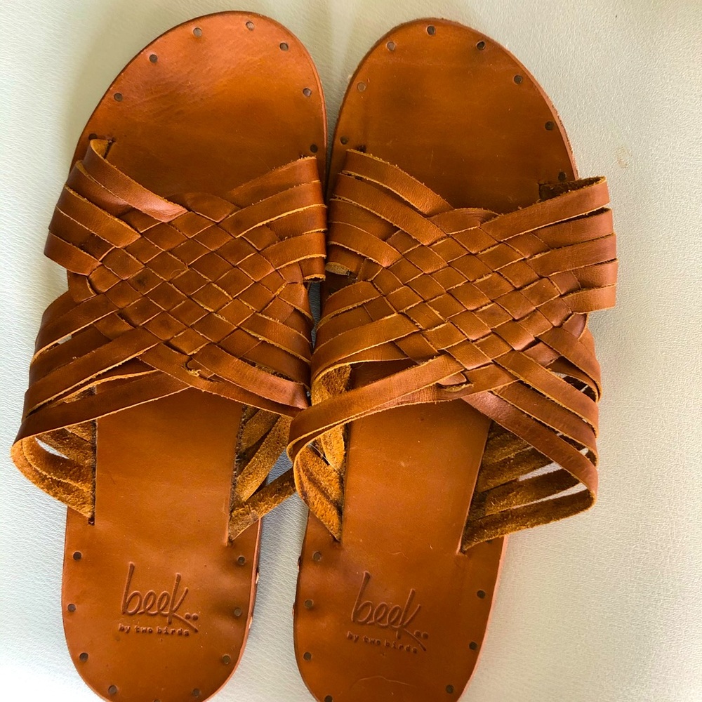 Beek by Two Birds Swallow leather sandals